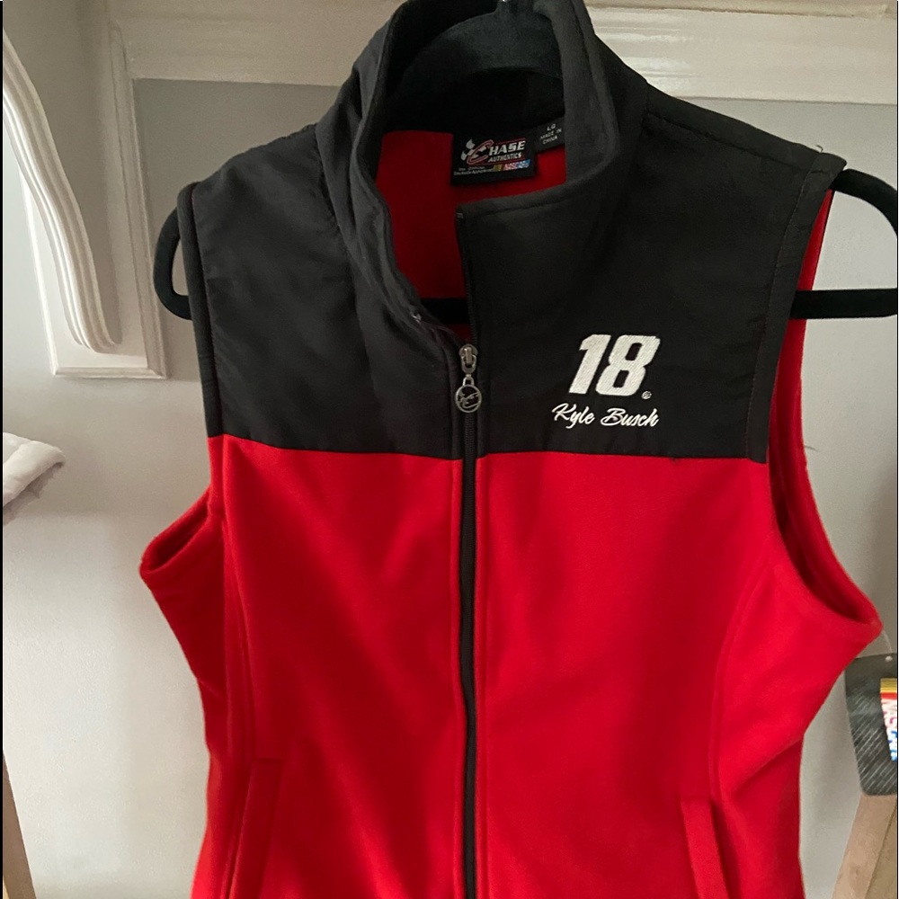 Red M&M Kyle Busch #18 NASCAR vest